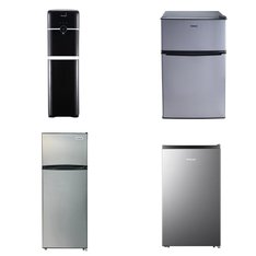 Pallet - 5 Pcs - Bar Refrigerators & Water Coolers, Refrigerators - Customer Returns - HISENSE, Primo Water, Galanz, Frigidaire