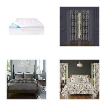 6 Pallets – 513 Pcs – Curtains & Window Coverings, Rugs & Mats, Bedding Sets, Kitchen & Dining – Like New or New Customer Returns – JC Penney