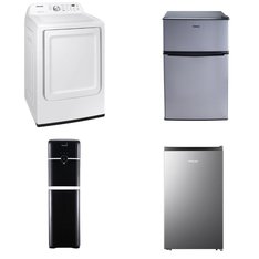 Pallet – 6 Pcs – Bar Refrigerators & Water Coolers, Refrigerators, Laundry – Customer Returns – Galanz, HISENSE, Primo Water, Great Value