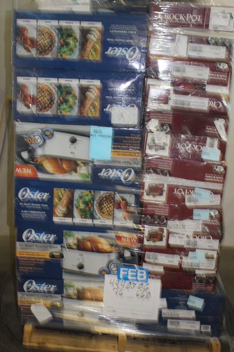 Pallet – 38 Pcs – Slow Cookers, Roasters, Rice Cookers & Steamers, Toasters & Ovens – Customer Returns – Crock-Pot, Oster