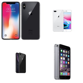 11 Pcs – Apple iPhone – Refurbished (GRADE A – SPRINT) – Models: MQCR2LL/A, MT4G2LL/A, MT472LL/A, MQ9H2LL/A