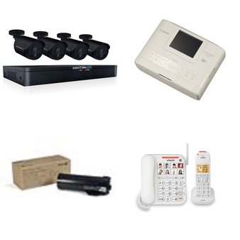 Pallet – 262 Pcs – Ink, Toner, Accessories & Supplies, Cordless / Corded Phones, Security & Surveillance – Open Box Customer Returns – HP, EPSON, VTECH, Green Project
