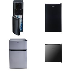 Pallet - 5 Pcs - Bar Refrigerators & Water Coolers, Refrigerators, Freezers - Customer Returns - Galanz, Primo Water, HISENSE