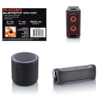 Pallet – 94 Pcs – Portable Speakers – Customer Returns – Blackweb, EMATIC, Onn, Sony
