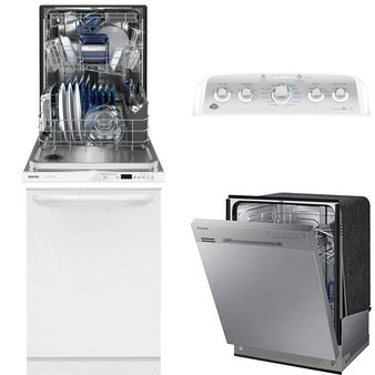 4 Pcs – Dishwashers, Laundry – Used – Maytag, Frigidaire, GE, Samsung