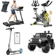 Pallet – 5 Pcs – Exercise & Fitness, Powered, Vehicles, Trains & RC, Unsorted – Customer Returns – 5TH WHEEL, Funcid, Oma, POOBOO