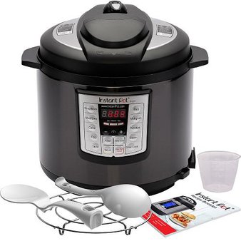 Pallet – 35 Pcs – Instant Pot LUX60 Black Stainless Steel 6 Qt 6-in-1 Multi-Use Programmable Pressure Cooker – Like New – Retail Ready