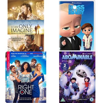 150 Pcs – Movies & TV Media – New – Retail Ready – Lionsgate, Universal Studios, DreamWorks, Sony Pictures Home Entertainment