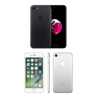 5 Pcs – Apple iPhone 7 – Refurbished (GRADE B – Unlocked) – Models: MN8G2LL/A, 3C207LL/A