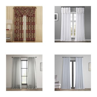 CLEARANCE! Pallet – 267 Pcs – Curtains & Window Coverings, Decor, Earrings – Mixed Conditions – Eclipse, Fieldcrest, Sun Zero, Elrene Home Fashions