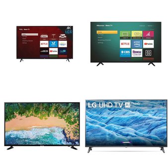 Truckload – 20 Pallets – 197 Pcs – TVs – Tested Not Working (Cracked Display) – Samsung, TCL, LG, HISENSE