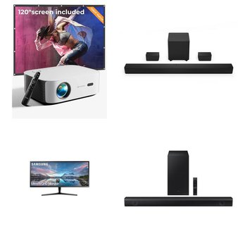 Pallet – 21 Pcs – Speakers, Portable Speakers, Other, Vacuums – Customer Returns – Samsung, Onn, Klipsch, Hoover
