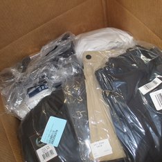 1 Parcel Box - 40 Pcs - Like New and New Apparel - Jeans, Pants & Shorts, Dress Shirts, Jackets & Outerwear - JC Penney