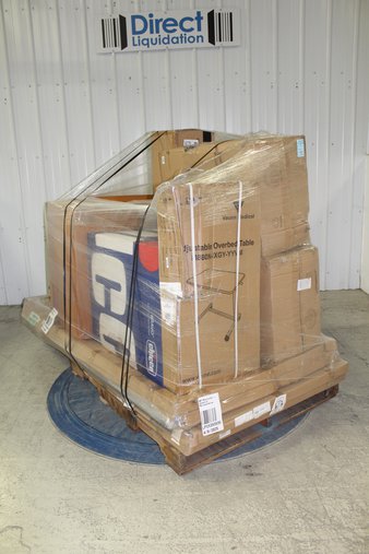 1 Pallet – 9 Pcs – New Lighting & Light Fixtures, Comforters & Duvets – New and New Damaged Box – Walmart