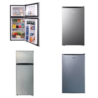 Pallet – 6 Pcs – Refrigerators, Bar Refrigerators & Water Coolers – Customer Returns – Galanz, Frigidaire, HISENSE