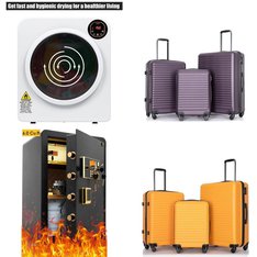 Pallet - 13 Pcs - Unsorted, Luggage, Vacuums, Laundry - Customer Returns - Travelhouse, INSE, Ktaxon, SRWTRCHRY