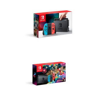 5 Pcs – Nintendo Switch Consoles – Refurbished (GRADE A) – Models: HACSKABAA, HACSKABLH – Video Game Consoles