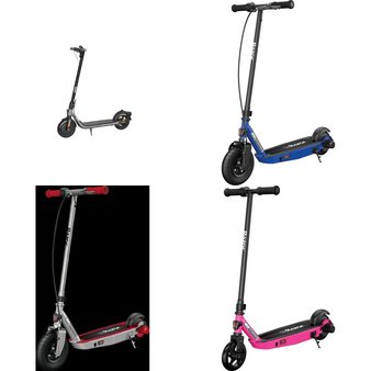 Pallet – 15 Pcs – Powered, Not Powered – Customer Returns – Razor, Razor Power Core, Segway, Madd Gear