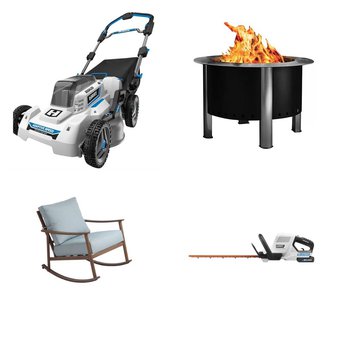 CLEARANCE! 1 Pallet – 6 Pcs – Mowers, Fireplaces, Patio, Trimmers & Edgers – Customer Returns – Hart, Mm, Better Homes & Gardens