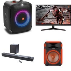 Pallet – 23 Pcs – Powered, Portable Speakers, Monitors, Speakers – Customer Returns – RockJam, LG, Monster, JBL