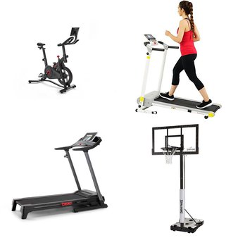 Pallet – 6 Pcs – Exercise & Fitness, Outdoor Sports – Customer Returns – Bowflex, Sunny Health & Fitness, ECHELON, Spalding