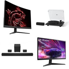 Pallet - 30 Pcs - Monitors, Speakers, Portable Speakers, Automotive Accessories - Customer Returns - LG, onn., ION Audio, VIZIO