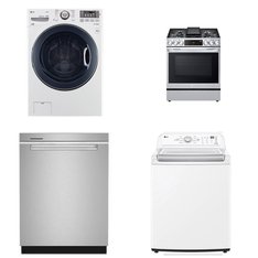 4 Pcs – Laundry – Open Box Like New, Like New – LG, WHIRLPOOL, LG ELECTRONICS APPLIANCE