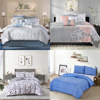 Pallet – 14 Pcs – Comforters and Duvets – Mixed Conditions – Private Label Home Goods, Chaps, Harbor House, Cosmo Living