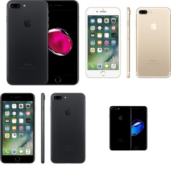 9 Pcs – Apple iPhone 7 Plus – Refurbished (GRADE A – Unlocked) – Models: 3C368LL/A, MNQH2LL/A, MN492LL/A, MN4J2LL/A