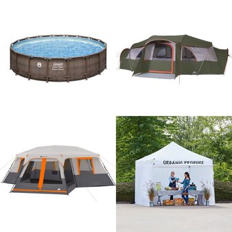 6 Pallets – 80 Pcs – Camping & Hiking, Pools & Water Fun, Hunting, Patio – Customer Returns – Ozark Trail, Coleman, The Coleman Company, Inc., Igloo