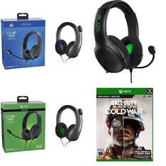 Pallet - 202 Pcs - Audio Headsets, Microsoft, Sony, Batteries & Chargers - Customer Returns - PDP, Activision, PDP Gaming, 2K Games