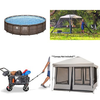 Pallet – 5 Pcs – Camping & Hiking, Pools & Water Fun, Outdoor Sports – Customer Returns – Ozark Trail, Coleman