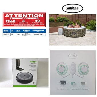 Flash Sale! 3 Pallets – 57 Pcs – Kitchen & Dining, Nursing & Feeding Supplies, Camping & Hiking, Hunting – Untested Customer Returns – Elvie, Ozark Trail, Mainstays, BIO IONIC
