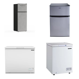 Pallet – 5 Pcs – Refrigerators, Bar Refrigerators & Water Coolers, Freezers – Customer Returns – Frigidaire, Galanz