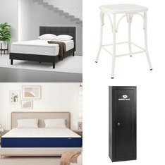 Pallet - 9 Pcs - Bedroom, Mattresses, Dining Room & Kitchen, Safes - Overstock - Mainstays, Better Homes & Gardens