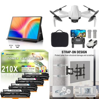 1 Pallet – 84 Pcs – Projector, Portable Speakers, Drones & Quadcopters Vehicles, DVD & Blu-ray Players – Untested Customer Returns – Walmart