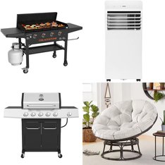 Pallet - 14 Pcs - Microwaves, Grills & Outdoor Cooking, Power - Damaged / Missing Parts / Tested NOT WORKING - Hamilton Beach, Innova, Expert Grill, Frigidaire