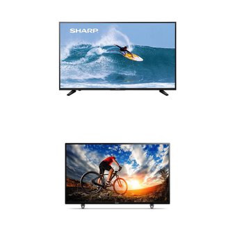 3 Pcs – LED/LCD TVs (46″ – 55″) – Refurbished (GRADE A, No Stand) – SHARP, Philips