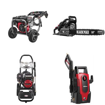 Pallet – 7 Pcs – Pressure Washers, Power Tools – Customer Returns – Hyper Tough, Black Max, Simpson