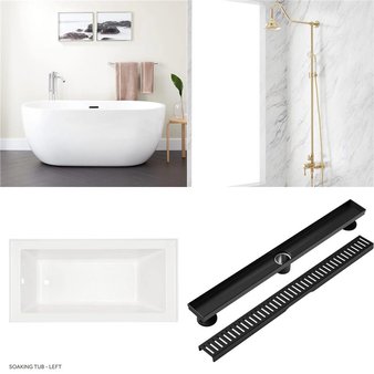 Pallet – 6 Pcs – Kitchen & Bath Fixtures – Open Box Like New – Signature Hardware, WEBANG
