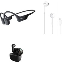 Case Pack – 39 Pcs – In Ear Headphones – Customer Returns – Apple, Skullcandy, Shokz