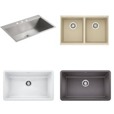 Pallet - 11 Pcs - Hardware, Kitchen & Bath Fixtures - Customer Returns - Kohler, Blanco, ELKAY, ProFlo