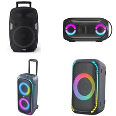 Pallet - 34 Pcs - Portable Speakers - Open Box Customer Returns - JUSTICE, onn., Soundcore, Altec Lansing