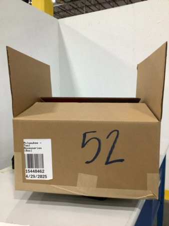 3 Parcel Boxes – 195 Pcs – Tool Accessories, Power Tools – Conditionally Assessed Milwaukee Tools Returns (Conditions in Manifest)