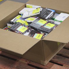 1 Parcel Box - 80 Pcs - Other, DVD Discs, Accessories, Ink, Toner, Accessories & Supplies - NEW/SEALED Products - Walmart