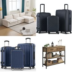 Pallet - 20 Pcs - Unsorted, Luggage, Storage & Organization, Living Room - Customer Returns - Zimtown, Ktaxon, Travelhouse, AR Shelving
