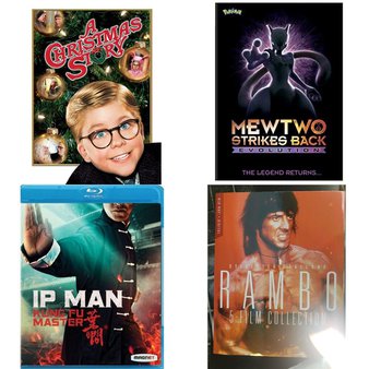 54 Pcs – Movies & TV Media – New – Retail Ready – Warner Brothers, Paramount, Lionsgate, Lionsgate Home Entertainment