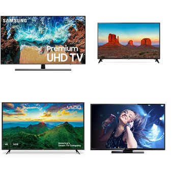 5 Pcs – LED/LCD TVs (46″ – 55″) – Refurbished (GRADE C, No Stand) – VIZIO, LG, MAGNAVOX, Samsung