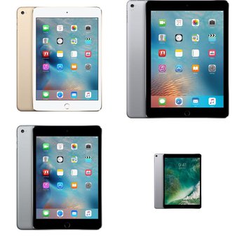 13 Pcs – Refurbished Apple iPads (GRADE A – Original Box) – Models: MK9Q2LL/A, MK9N2LL/A, MQDT2LL/A, MLMY2LL/A
