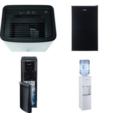 Pallet - 9 Pcs - Freezers, Bar Refrigerators & Water Coolers, Humidifiers / De-Humidifiers, Refrigerators - Customer Returns - HISENSE, Primo Water, Frigidaire, Galanz